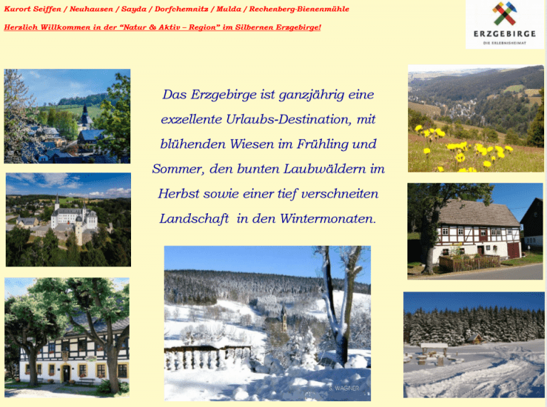 Natur Und Aktivregion Im Silbernen Erzgebirge Neuhausen Erzgeb