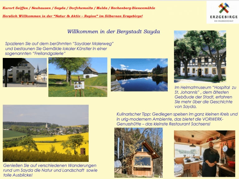 Natur Und Aktivregion Im Silbernen Erzgebirge Neuhausen Erzgeb