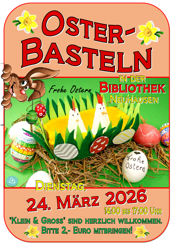 Osterbasteln in der Bibliothek