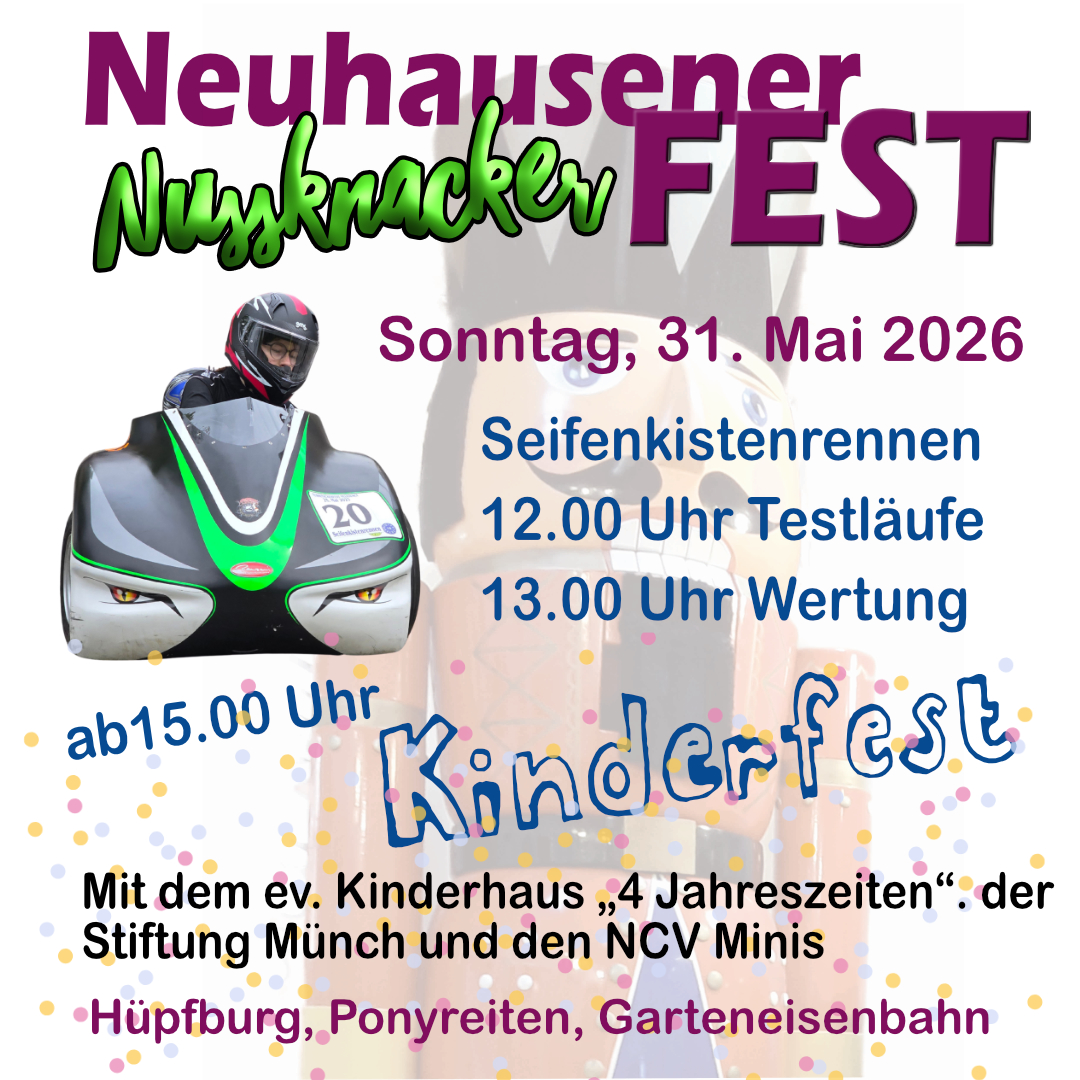 Nussknackerfest Seifenkistenrennen und Kinderfest