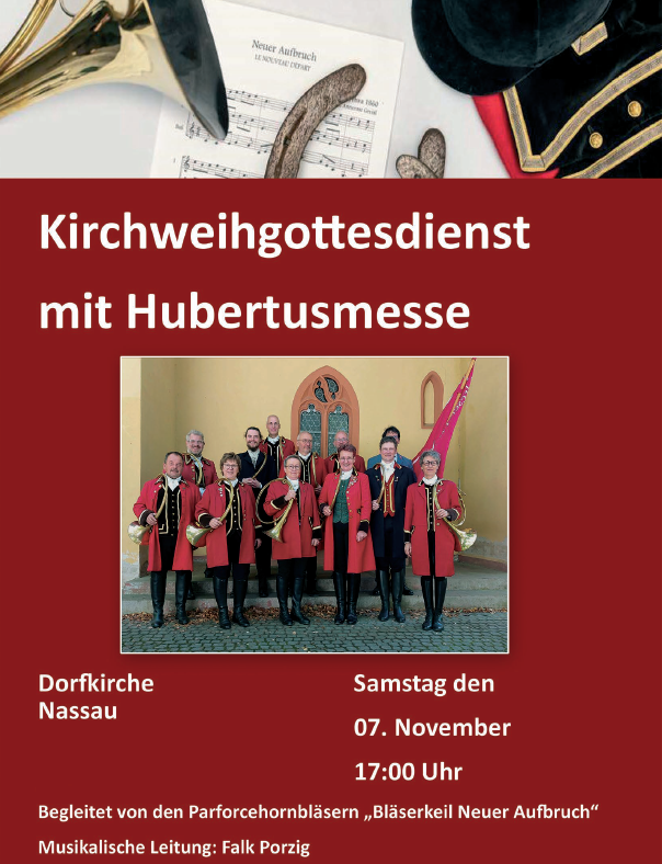 Hubertusmesse in Nassau