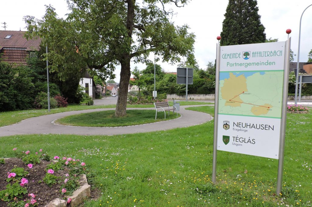 Partnerschaftstafel Affalterbach