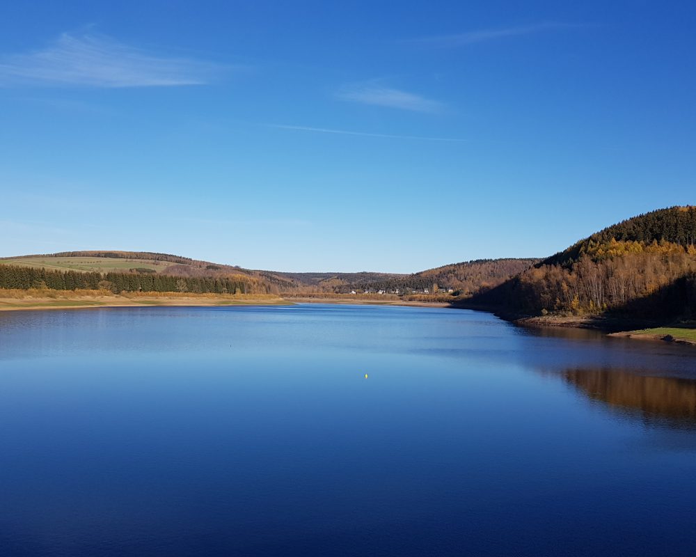 Talsperre Rauschenbach im Herbst